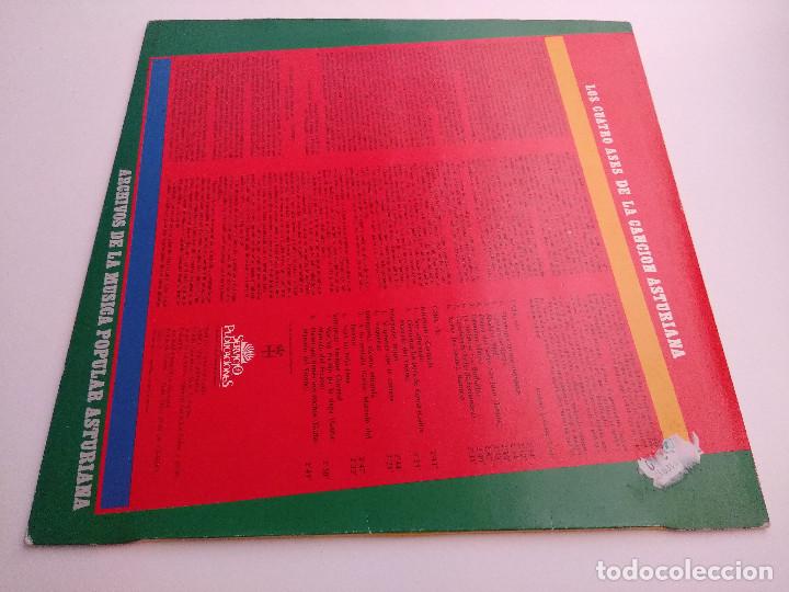 Discos de vinilo: VINILO/LOS 4 ASES DE LA CANCION ASTURIANA. - Foto 2