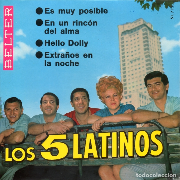Discos de vinilo: LOS CINCO LATINOS 1966 BELTER 51.712 - Foto 1