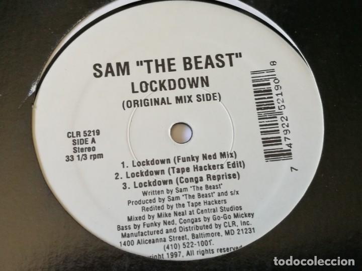 Discos de vinilo: Sam The Beast - Lockdown - 1997 - Foto 1