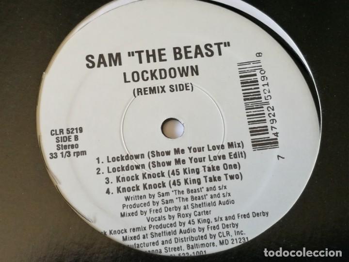 Discos de vinilo: Sam The Beast - Lockdown - 1997 - Foto 2