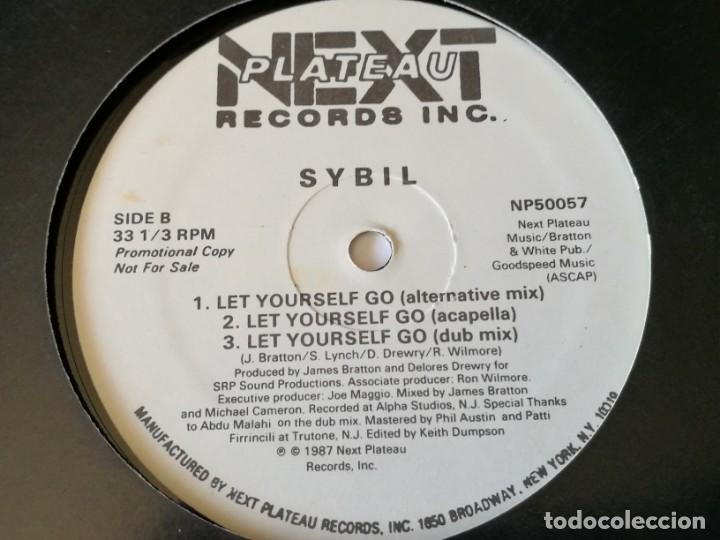 Discos de vinilo: Sybil - Let Yourself Go - 1987 - Foto 2