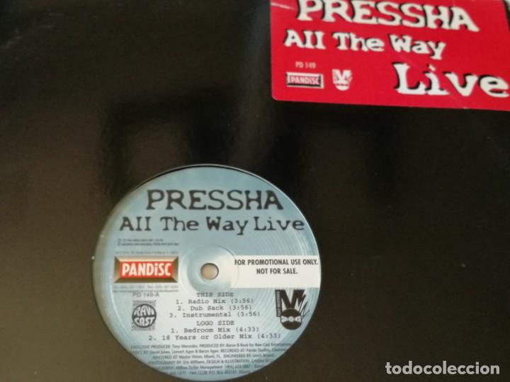 Discos de vinilo: Pressha - All The Way Live - 1996 - Foto 1