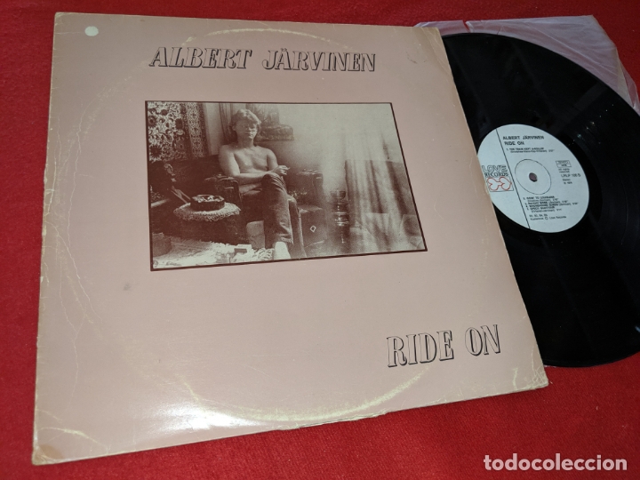Disques de vinyle: ALBERT J&Auml;RVINEN Ride on LP 1974 Love Records LRLP106 EDICION FINLANDESA FINLAND RARO