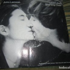 Discos de vinilo: JOHN LENNON - (JUST LIKE) STARING OVER (ERROR DE PRENSADO) SINGLE ORIGINAL U.S.A. GEFFEN 1980 (5). Lote 164740682