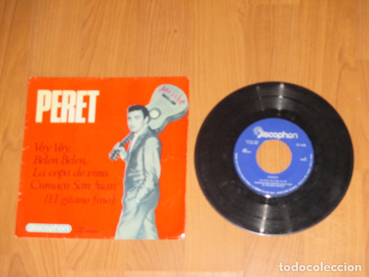 Discos de vinilo: PERET - LA COPA DE VINO - EP - SPAIN - DISCOPHON - T - - Foto 1
