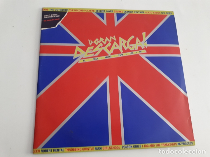 Discos de vinilo: doble disco gatefod lp vinilo la gran descarga de 1981 - Foto 1