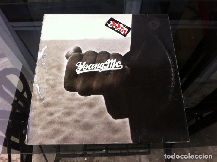 Discos de vinil: MAXI SINGLE. YOUNG MC.  BUST A MOVE.  1989, ESPA&Ntilde;A