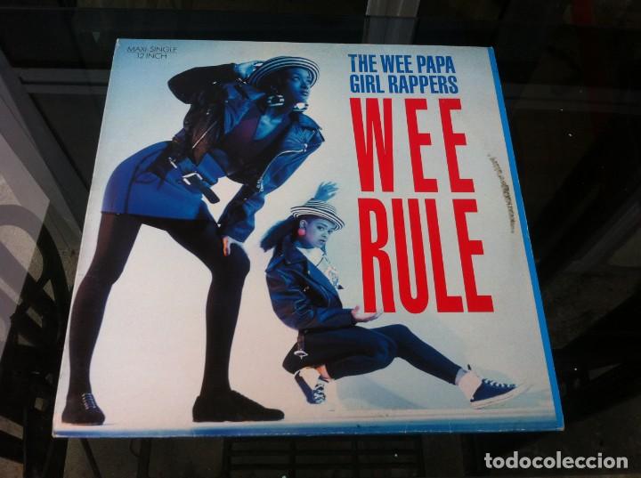 Dischi in vinile: MAXI SINGLE. WEE PAPA GIRL RAPPERS.  WEE RULE. 1988, ESPA&Ntilde;A