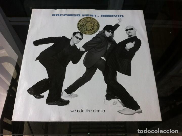 Dischi in vinile: MAXI SINGLE. PREZIOSO FEAT. MARVIN.  WE RULE THE DANZA. 2001, ITALY