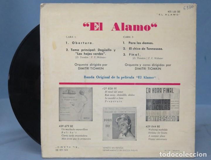 Discos de vinilo: EP. EL ALAMO. B.S.O - Foto 2