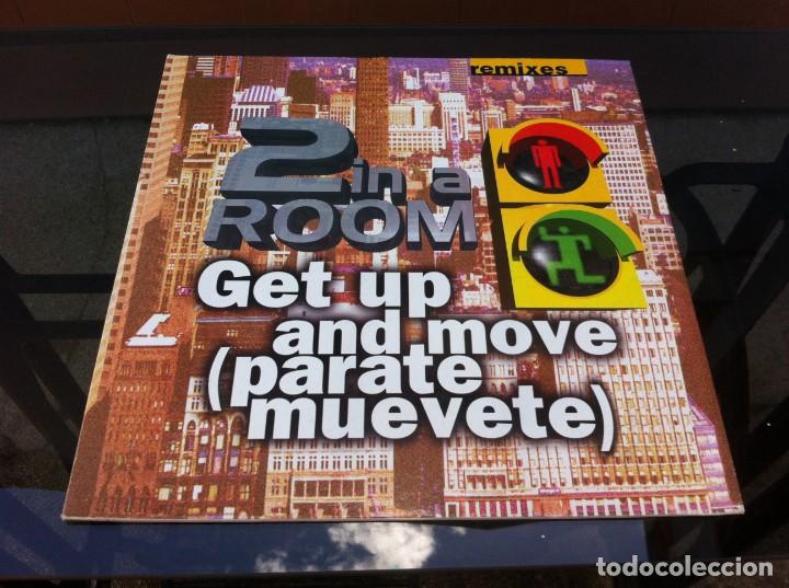 Dischi in vinile: MAXI SINGLE.  2 IN A ROOM. GET UP AND MOVE. 1996, ESPA&Ntilde;A