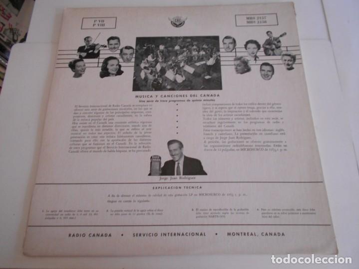Discos de vinilo: TRANSCRIPTION-LP RADIO CANADA - Foto 2