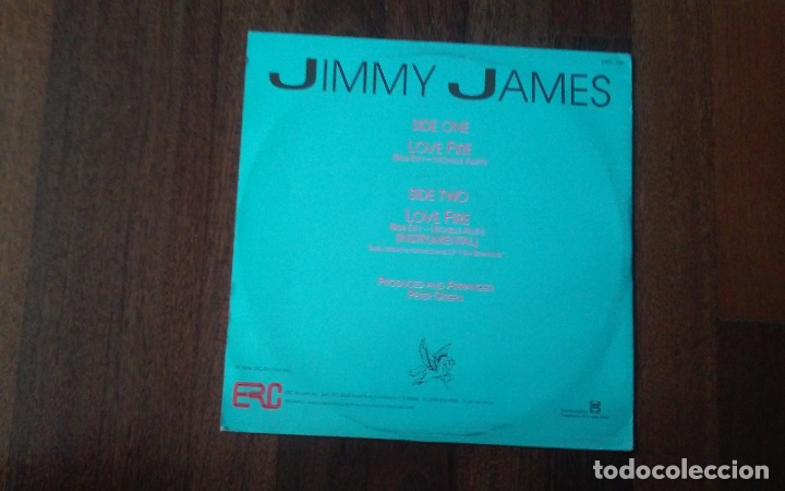 Discos de vinilo: Jimmy james-love fire.maxi - Foto 2