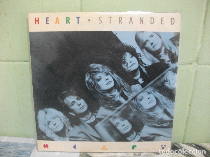 Discos de vinilo: HEART  STRANDED  SINGLE UK 1990 PDELUXE - Foto 1
