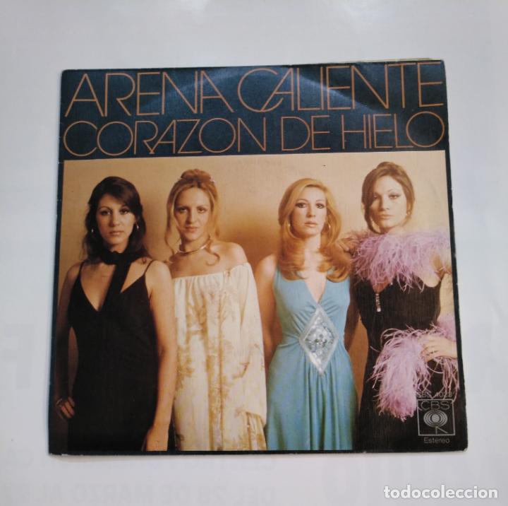 Discos de vinilo: ARENA CALIENTE. CORAZON DE HIELO. SINGLE. TDKDS13 - Foto 1