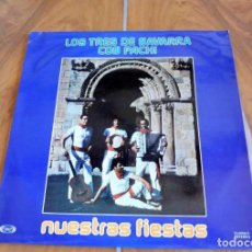 Discos de vinilo: LP - MOVIE PLAY - LOS TRES DE NAVARRA CON PACHI- NUESTRAS FIESTAS. Lote 165047874