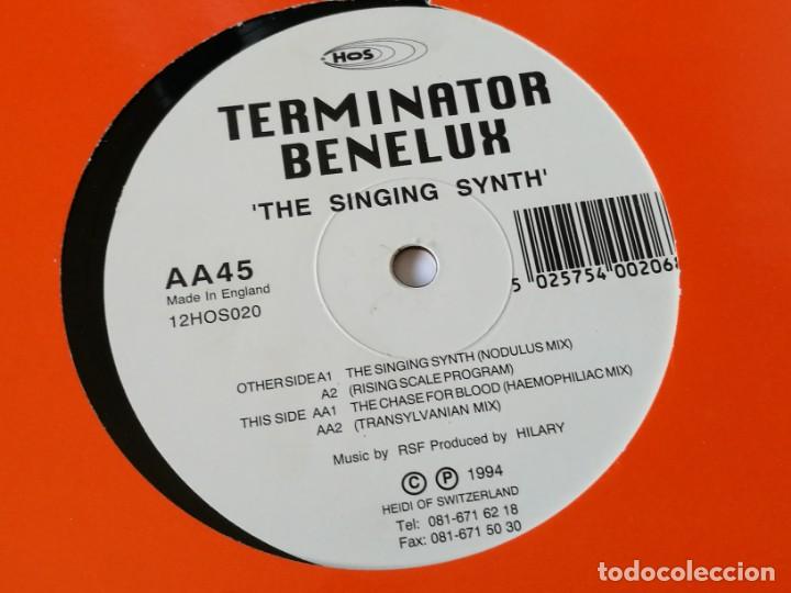 Discos de vinilo: Terminator Benelux - The Singing Synth - 1994 - Foto 1