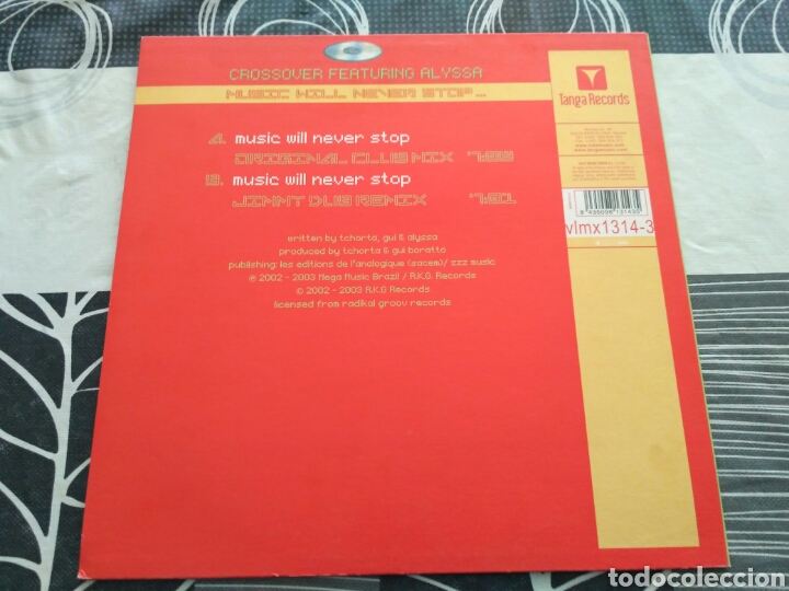 Discos de vinilo: Crossover - Music Will Never Stop - Foto 2