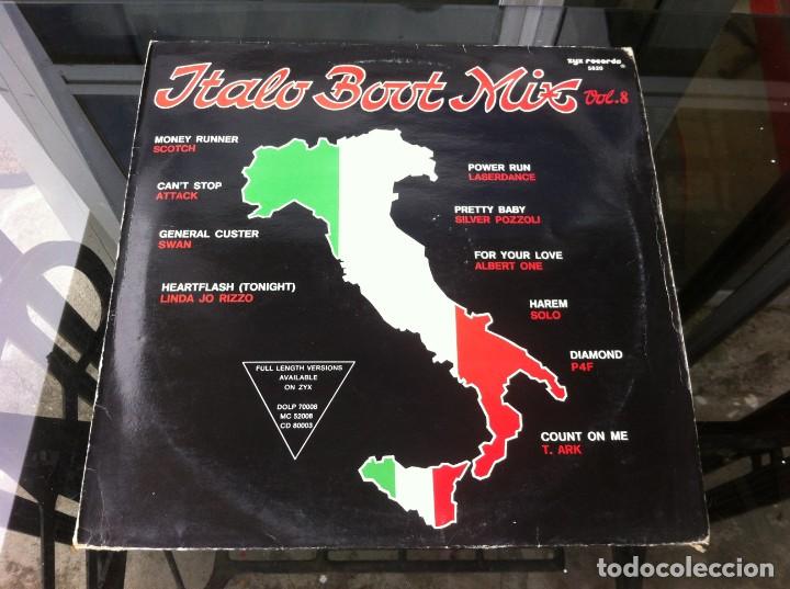 Discos de vinil: ITALO BOOT MIX. VOL. 8. (LP) 1987, GERMANY