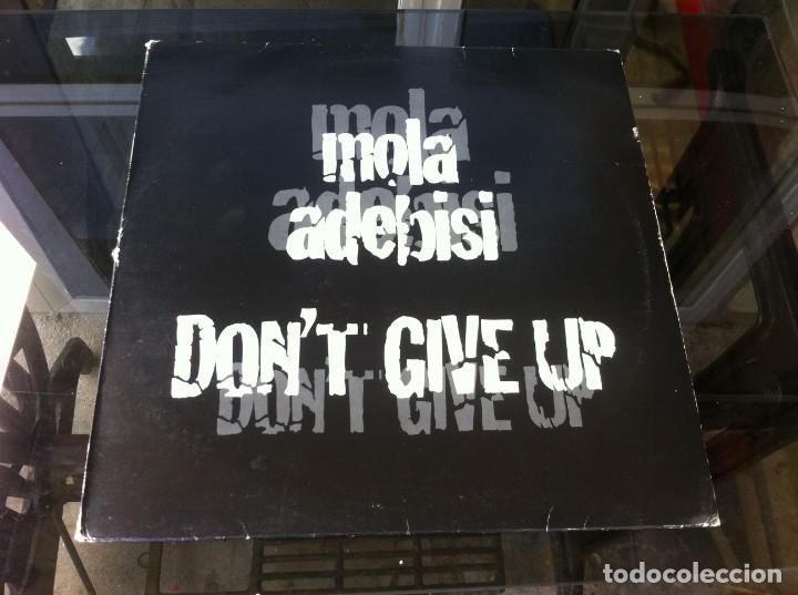 Dischi in vinile: MAXI SINGLE. MOLA ADEBISI.  DON'T GIVE UP. 1997,GERMANY