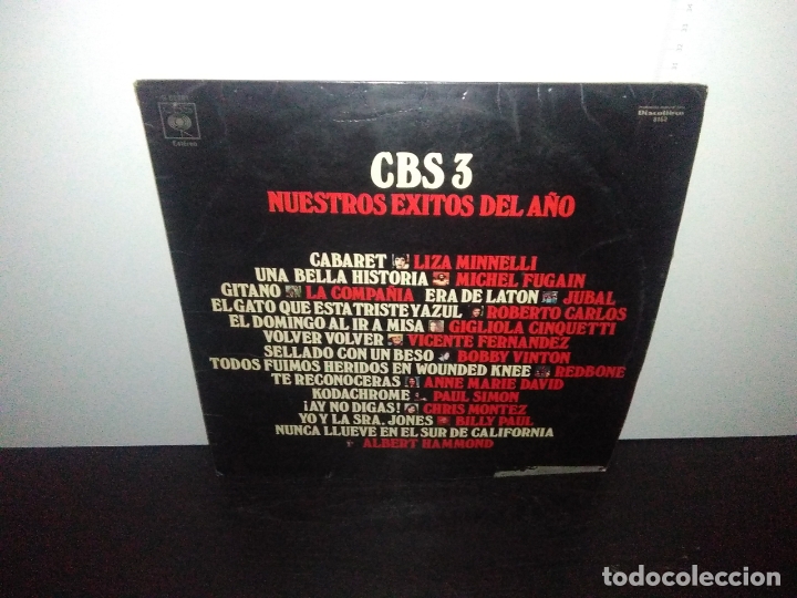 Discos de vinilo: disco vinilo lp CBS 3 Nuestros &eacute;xitos del a&ntilde;o 1973 - Foto 1