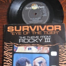 Discos de vinilo: SURVIVOR `EYE OF THE TIGER` ROCKY III BSO. Lote 163889658