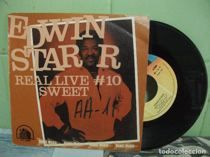 Discos de vinilo: EDWIN STARR  REAL LIVE + 1   SINGLE SPAIN 1981 PDELUXE - Foto 1