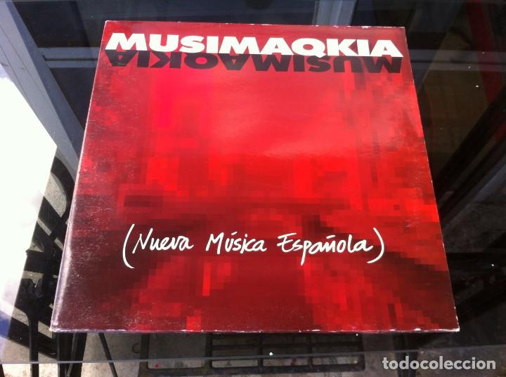 Disques de vinyle: MUSIMAQKIA (NUEVA M&Uacute;SICA ESPA&Ntilde;OLA) (LP) 1993, E.C. CARPETA DOBLE