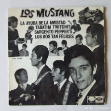 Discos de vinilo: SINGLE EP VINILO BEATLES LOS MUSTANG WITH A LITTLE HELP FROM MY FRIENDS SGT. PEPPER’S. Lote 165159222