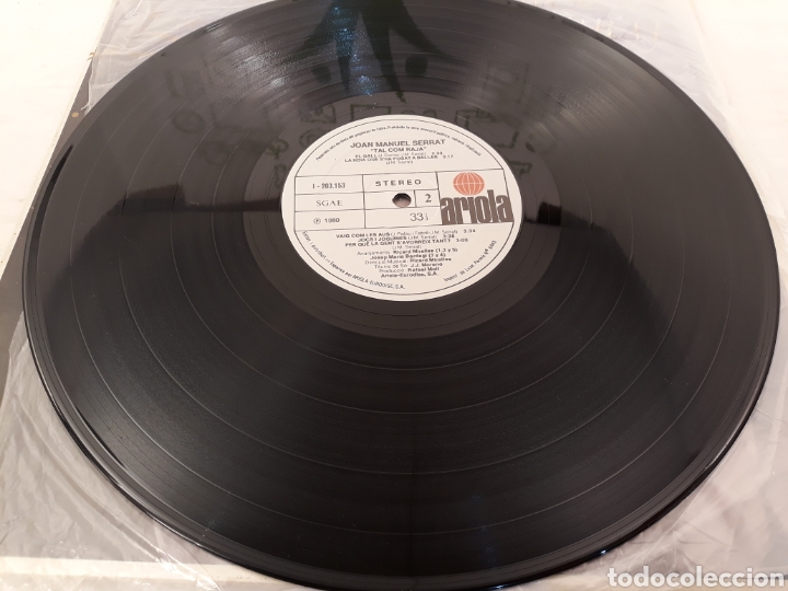 Discos de vinilo: Joan Manuel Serrat.Tal como raja.1980. - Foto 4