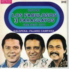 Discos de vinilo: LOS FABULOSOS 3 PARAGUAYOS - GALOPERA / PAJARO CAMPANA (SINGLE PROMOCION STARLUX 1977). Lote 165174818