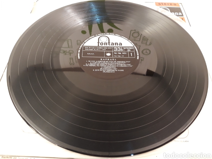 Discos de vinilo: Raphael.Fontana especial. - Foto 3