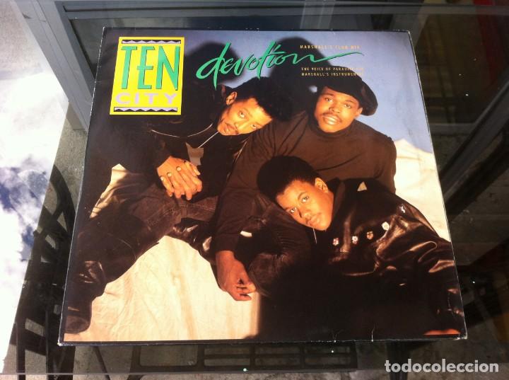 Discos de vinilo: MAXI SINGLE. THE FUNKY WORM.  TEN CITY. 1989 - Foto 1