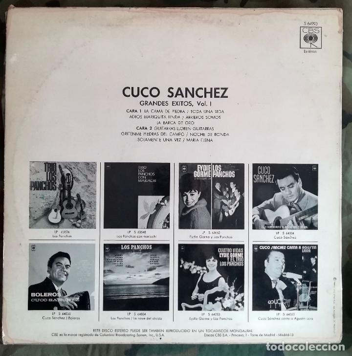 Discos de vinilo: Cuco Sanchez &ndash; Grandes Exitos Vol. 1 LP, Compilation Spain 1973 - Foto 2