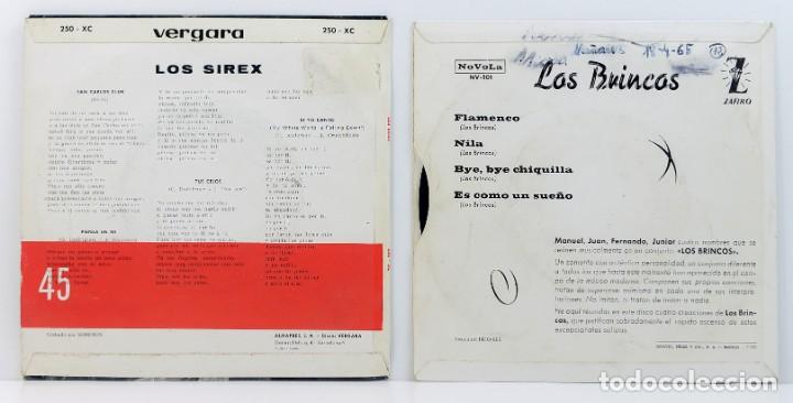 Discos de vinilo: Singles de Los Sirex y Los Brincos 1964 - Foto 2