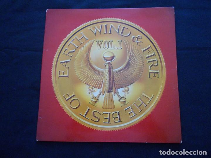 Discos de vinilo: EARTH WIND & FIRE // THE BEST // DOBLE PORTADA - Foto 1