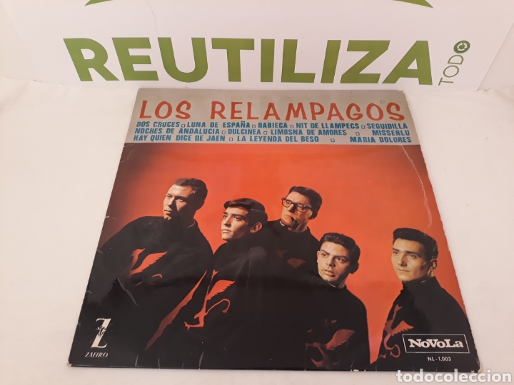 Discos de vinilo: Los relampagos.Novola.LP. - Foto 1