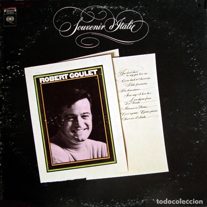 Discos de vinilo: ROBERT GOULET. Souvenir dItalie. - Foto 1