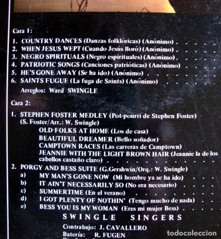 Discos de vinilo: SWINGLE SINGERS. American Look. - Foto 2