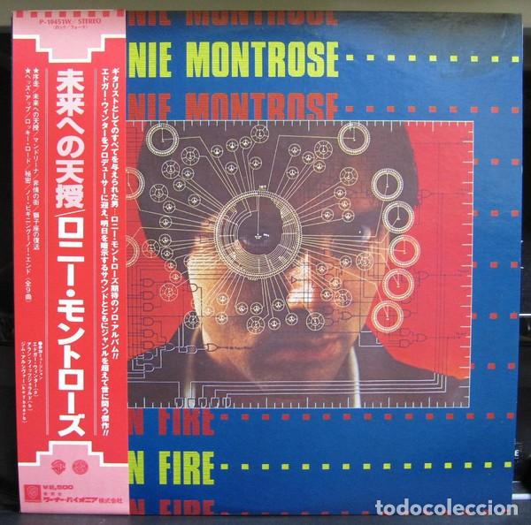 Discos de vinilo: LP Japon Ronnie Montrose - Open Fire - Foto 1