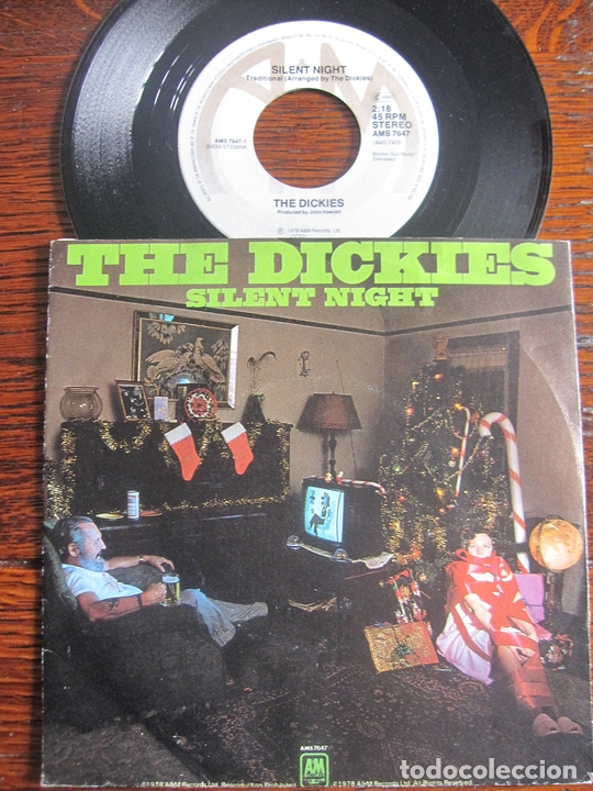 Discos de vinilo: THE DICKIES `Silent Night` 1978  SINGLE - Foto 1
