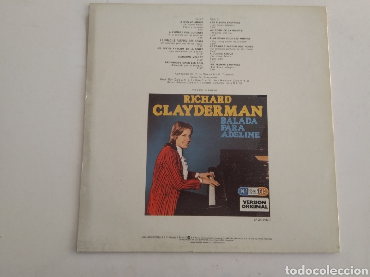 Discos de vinilo: LP RICHARD CLAYDERMAN - Foto 2