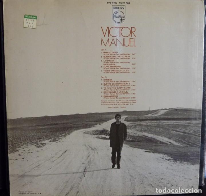 Discos de vinilo: VICTOR MANUEL.PORTADA DOBLE. 1970 PHILIPS - Foto 2