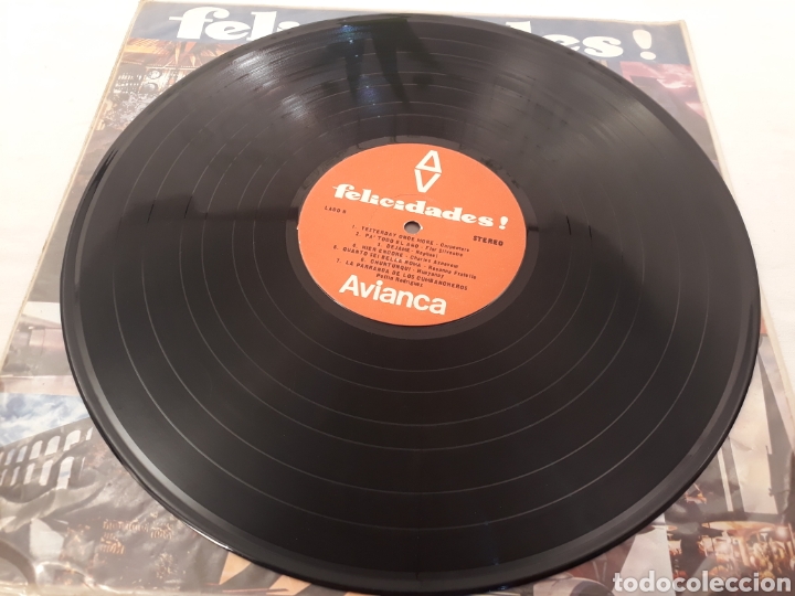 Discos de vinilo: Felicidades.Avianca Colombia.LP. - Foto 5