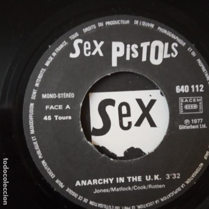 Sex Pistols Anarchy In The Uk French First Comprar Discos Singles Vinilos De Música Punk Y
