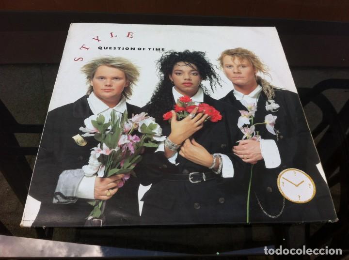 Discos de vinilo: STYLE.  QUESTION OF TIME.  1988, ESPA&Ntilde;A - Foto 1
