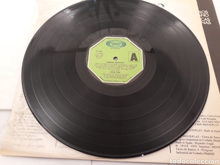 Discos de vinilo: Carlos cano.Cronicas Granadinas.LP. - Foto 4