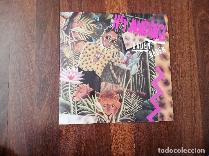 Discos de vinilo: Baden baden-hey mand&iacute;nga.maxi - Foto 1