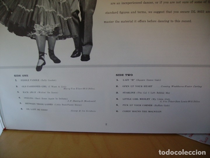 Discos de vinilo: ED GILMORE ---- SQUARE DANCE PARTY - Foto 2