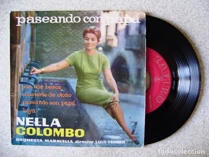 Discos de vinilo: NELLA COLOMBO.PASEANDO CON PAPA + 3 - Foto 1